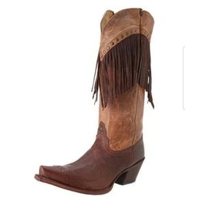 Tony Lama Women's Fringed Cowboy Boots